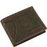  Portafoglio Baker Street in pelle 12,5 cm Variante darkbrown