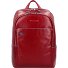  Zaino blu quadrato in pelle 39 cm Scomparto per laptop Variante red