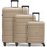  Essentials 11 3-SET 4 ruote Set di valigie 3 pezzi Variante beige