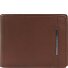  Eluxe Veg Portafoglio Protezione RFID Vera Pelle 11 cm Variante dark brown