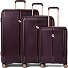  Paris 4 ruote Set di valigie 3 pezzi con piega di espansione Variante amethyst metallic