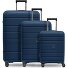  Essentials 11 3-SET 4 ruote Set di valigie 3 pezzi Variante dark blue