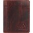  Rugged Portafoglio Protezione RFID Pelle 8.5 cm Variante brown