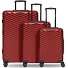  Essentials 18 4 ruote Set di valigie 3 pezzi con piega di espansione Variante metallic-red shiny