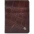  Custodia per carta di credito Protezione RFID Pelle 10 cm Variante mocca
