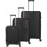  Mooby 4 ruote Set di valigie 3 pezzi con piega di espansione Variante schwarz