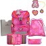  ErgoFlex Set di borse per la scuola 5 pezzi Variante Roses