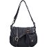  Borsa a tracolla in pelle 24 cm Variante nero