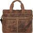  Cartella vintage in pelle 42 cm Scomparto per computer portatile Variante brown
