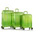 Astro 4 ruote Set di valigie 3 pezzi con piega di espansione Variante green Astro 4 ruote Set di valigie 3 pezzi con piega di espansione Variante green