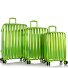  Astro 4 ruote Set di valigie 3 pezzi con piega di espansione Variante green