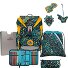 Set di zaini ErgoFlex 5 pezzi. Variante Dino Time Set di zaini ErgoFlex 5 pezzi. Variante Dino Time