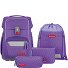 Basis Set di borse per la scuola 4 pezzi Variante Set „Purple Konfetti Basis Set di borse per la scuola 4 pezzi Variante Set „Purple Konfetti