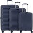 Travel Line 4500 4 ruote Set di valigie 3 pezzi con piega di espansione Variante darkblue  Travel Line 4500 4 ruote Set di valigie 3 pezzi con piega di espansione Variante darkblue
