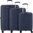  Travel Line 4500 4 ruote Set di valigie 3 pezzi con piega di espansione Variante darkblue