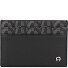 Porta carte di credito con logo in pelle 10 cm Variante black Porta carte di credito con logo in pelle 10 cm Variante black