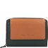 Nappa Portafoglio Protezione RFID Pelle 14 cm Variante green-tan Nappa Portafoglio Protezione RFID Pelle 14 cm Variante green-tan