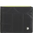  Up! Portafoglio Protezione RFID Pelle 10.5 cm Variante black-bright yellow