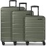  Munich 4.0 4 ruote Set di valigie 3 pezzi espandibile Variante olive dull