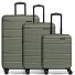  Munich 4.0 Set di valigie a 4 ruote, 3 pezzi con piega elastica Variante olive dull