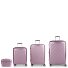 Queens 4 ruote Set di valigie 4 pezzi con piega di espansione Variante lila Queens 4 ruote Set di valigie 4 pezzi con piega di espansione Variante lila