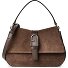  Flow Borsa a spalla M Vera Pelle 26 cm Variante toni cioccolato