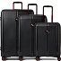  Paris 4 ruote Set di valigie 3 pezzi con piega di espansione Variante black metallic