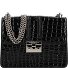 Borsa a tracolla Roros 21 cm Variante croco print black Borsa a tracolla Roros 21 cm Variante croco print black