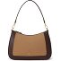  Danni Borsa a spalla Vera Pelle 25 cm Variante camel chestnut brown