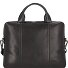  Roma Valigetta Vera Pelle 38 cm Vano porta PC Variante schwarz