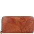  Donna Aurona Portafoglio RFID in pelle 19 cm Variante cognac