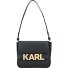  Letters Borsa a tracolla Pelle 24 cm Variante black