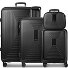  Set di valigie a 4 ruote Essentials14 Beautycase 4pcs con scomparto per laptop pieghevole ad espansione Variante black metallic