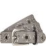  Cintura con borchie Vera Pelle Variante light grey | 80 cm