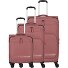  Kick Off 4 ruote Set di valigie 3 pezzi espandibile Variante blush
