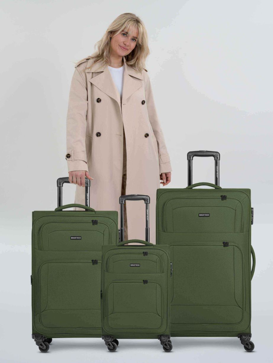 Set di valigie in tessuto Smartbox